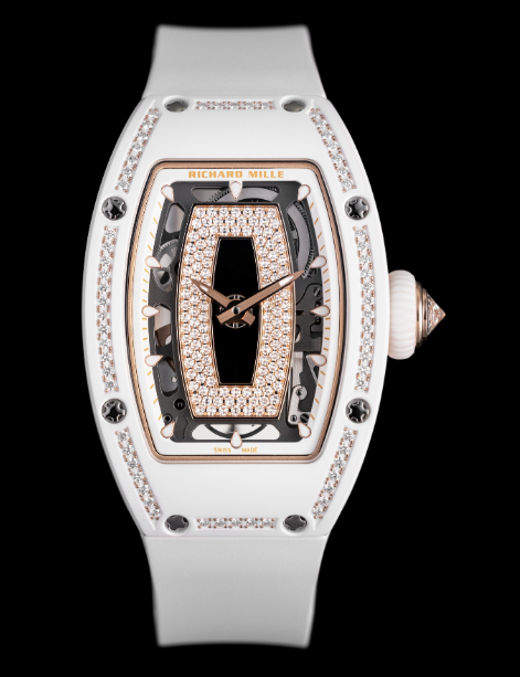 Review Richard Mille Replica Watch RM 07-01 White Ceramic diamond
